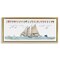 Stupell Industries Nautical Sailing Flags Educational Framed Floater Canvas Wall Art